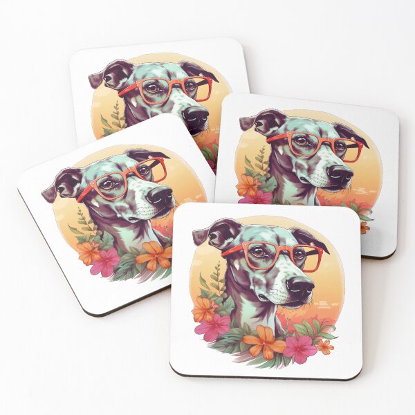 Item preview, Hipster Whippet designed and sold by ZombieLH.