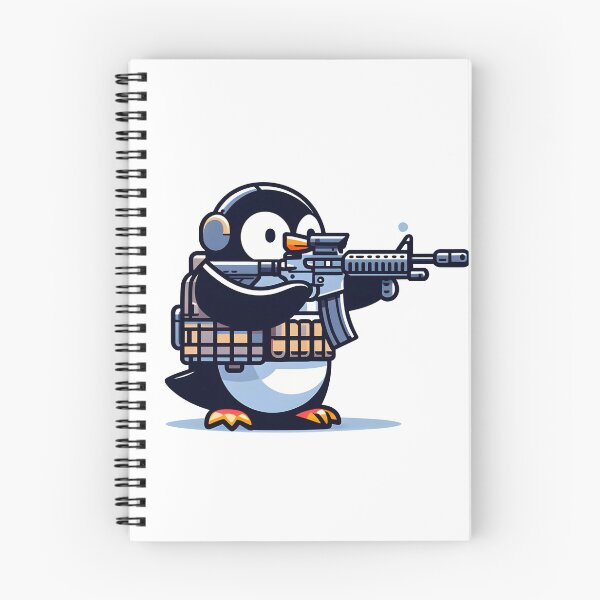 Item preview, Tactical Penguin Adventure Tee: Where Playfulness Meets Precision designed and sold by RAWLIFEGRAPHIC.