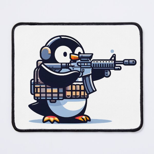 Item preview, Tactical Penguin Adventure Tee: Where Playfulness Meets Precision designed and sold by RAWLIFEGRAPHIC.
