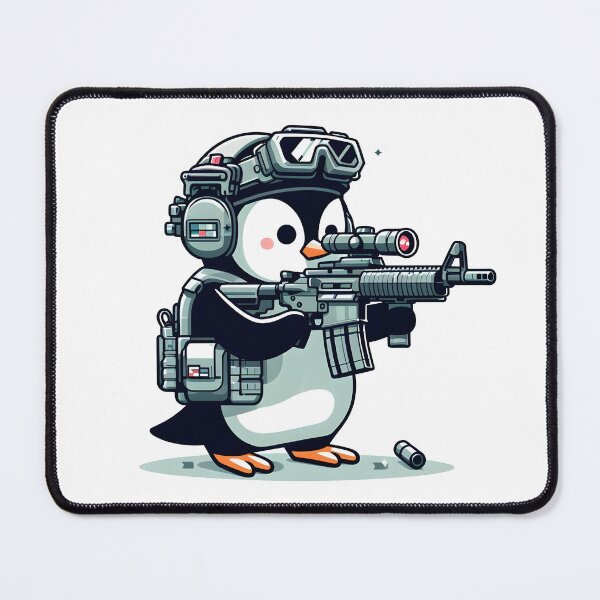 Item preview, Tactical Penguin Adventure Tee: Where Playfulness Meets Precision designed and sold by RAWLIFEGRAPHIC.