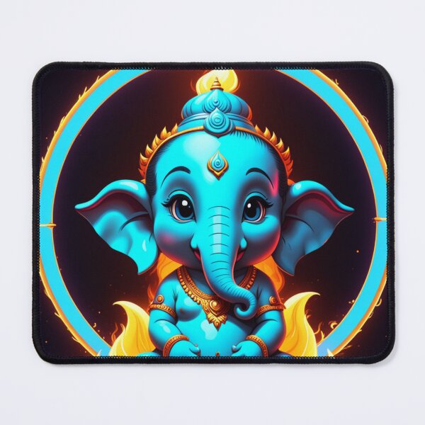 Item preview, little blue Ganesha is watching designed and sold by Toms Tee.