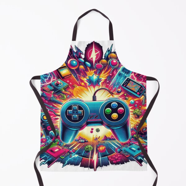 Artikelvorschau, Retro-Gaming-Wunderland entworfen und verkauft von TextileTrove.