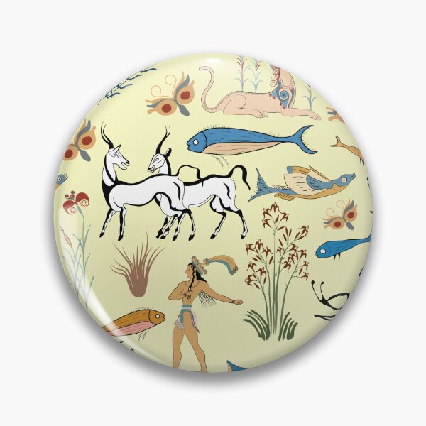 Item preview, All Things Minoan Pattern designed and sold by Aeterna Prints.