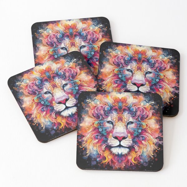Item preview, Psychedelic imagery of a lion designed and sold by welshdesigns.