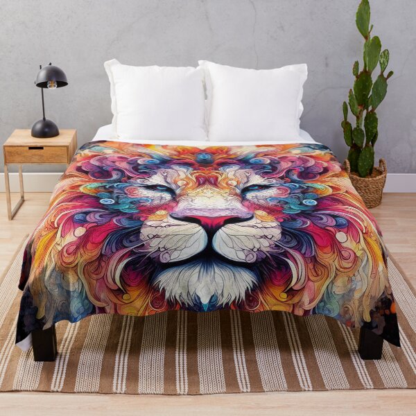 Item preview, Psychedelic imagery of a lion designed and sold by welshdesigns.