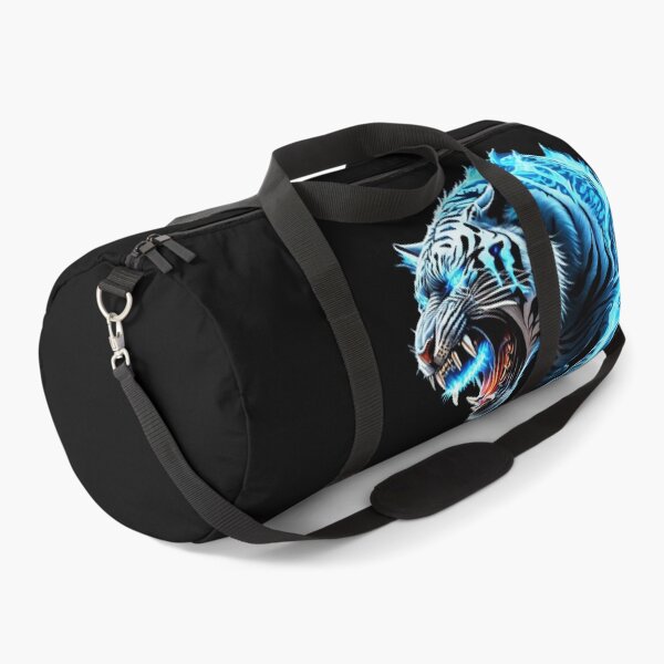 Item preview, Frozen Fury: Ice Tiger with Glowing Eyes Tattoo Ar designed and sold by GranitTR.