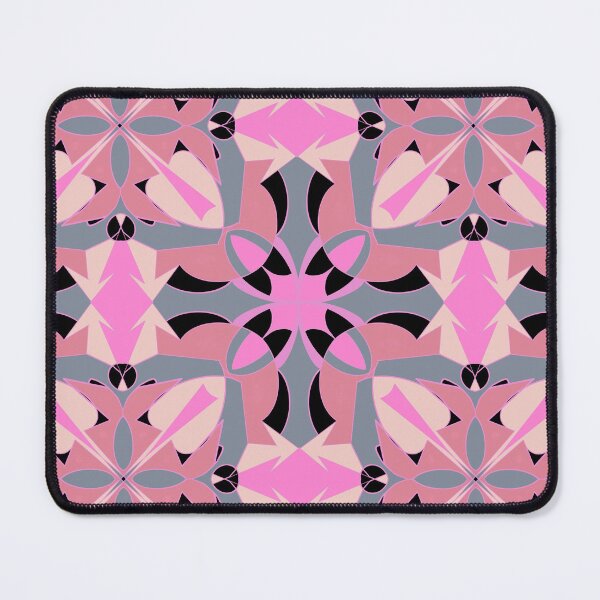 Item preview, Which Way?/Pink, Peach, Black Tile designed and sold by Karen Eutemey.