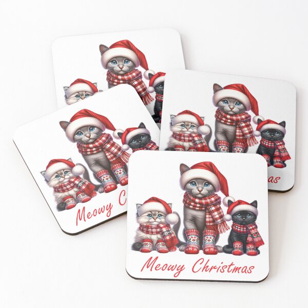 Item preview, Meowy Christmas (Cats) designed and sold by Lisa Weber.