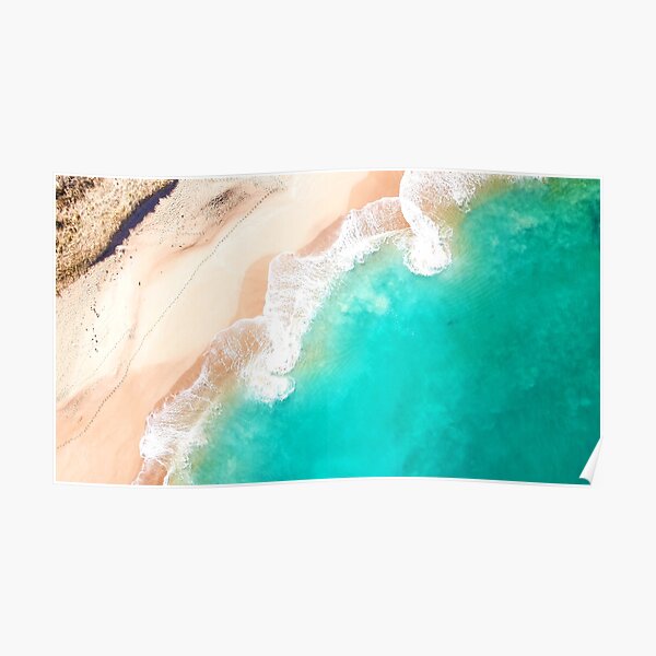 Beachport Blue No1 Poster