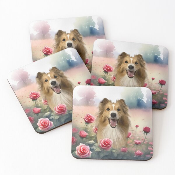 Item preview, Roses for Shelties designed and sold by Wallisart.