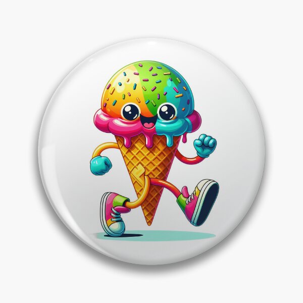 Item preview, Dancing Food: dancing ice cream cone designed and sold by CreativeSparkzz.