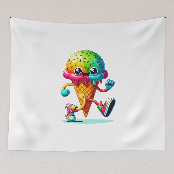 Item preview, Dancing Food: dancing ice cream cone designed and sold by CreativeSparkzz.