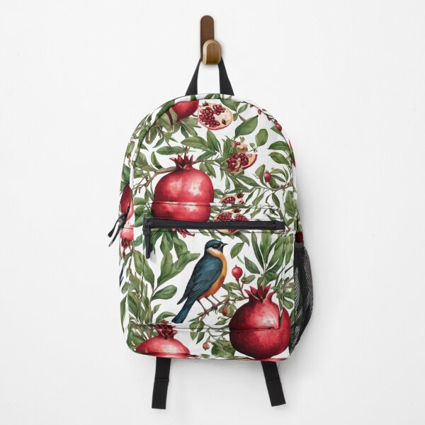 Item preview, Pomegranate plant with little birds designed and sold by Ciervo Primavera.