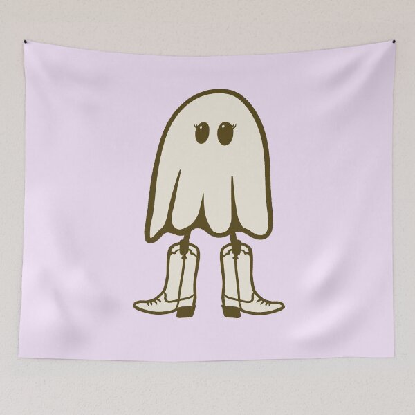 Item preview, Cowgirl Ghost with Cowgirl Boots  designed and sold by wmilyyy.