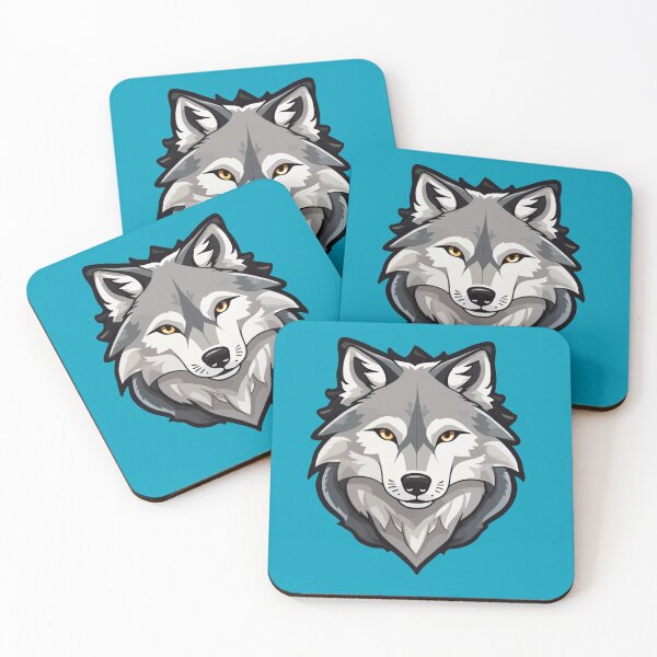 Item preview, Big Bad Wolf Face designed and sold by StickerLab4.
