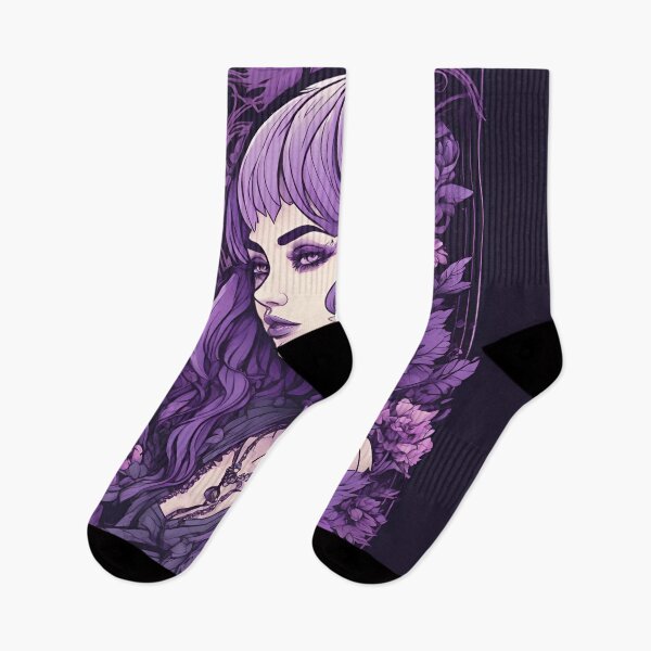 Item preview, Purple and Punctual  designed and sold by SilverSunStudio.