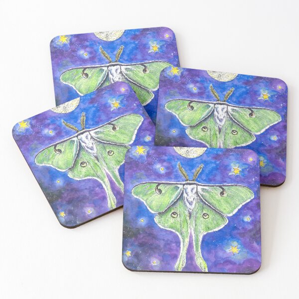 Item preview, Luna Moth designed and sold by Rhiannon Wolfe Art .