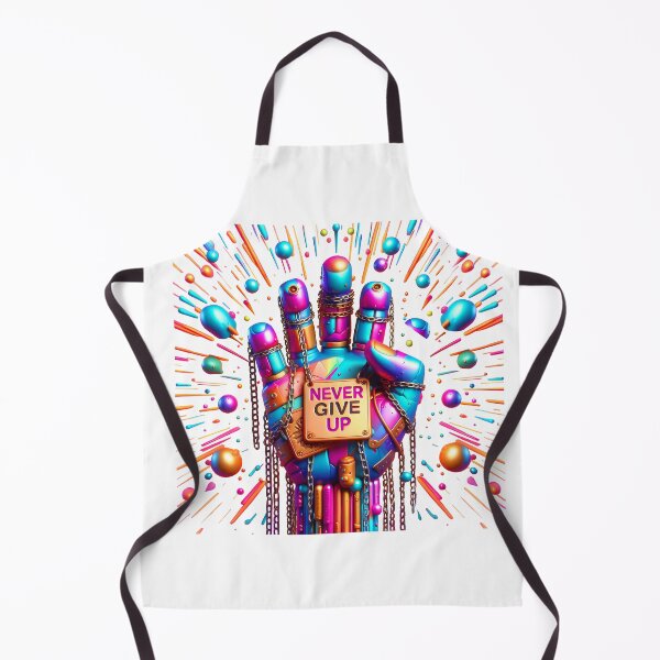 Item preview, Copy of Hand with NEVER GIVE UP text designed and sold by Glariix.