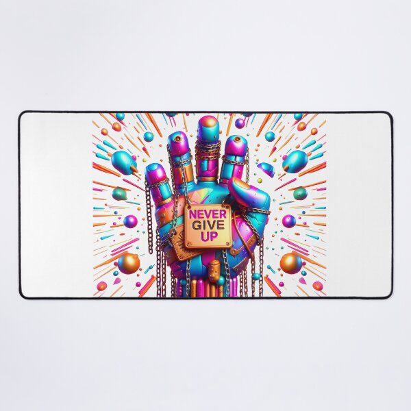 Item preview, Copy of Hand with NEVER GIVE UP text designed and sold by Glariix.