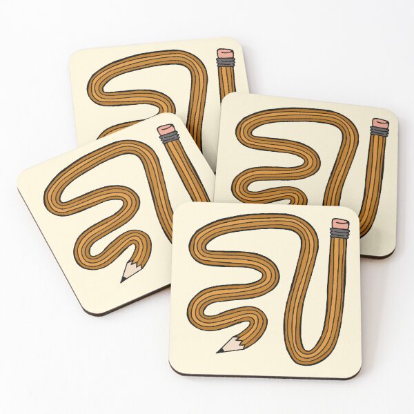 Item preview, Curvy Wavy Pencil for Artists  designed and sold by wmilyyy.