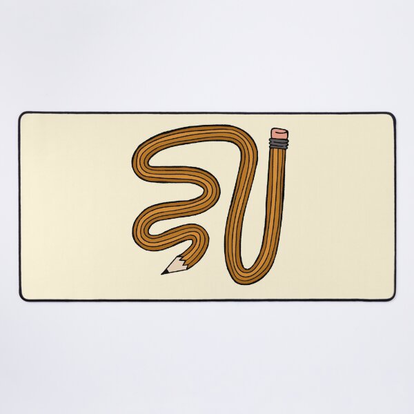 Item preview, Curvy Wavy Pencil for Artists designed and sold by wmilyyy.
