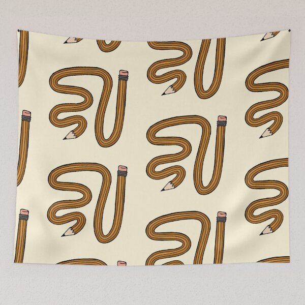 Item preview, Curvy Wavy Pencil for Artists  designed and sold by wmilyyy.