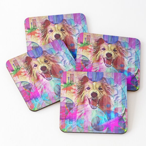 Artikelvorschau, Popart Dog - Sheltie entworfen und verkauft von Wallisart.
