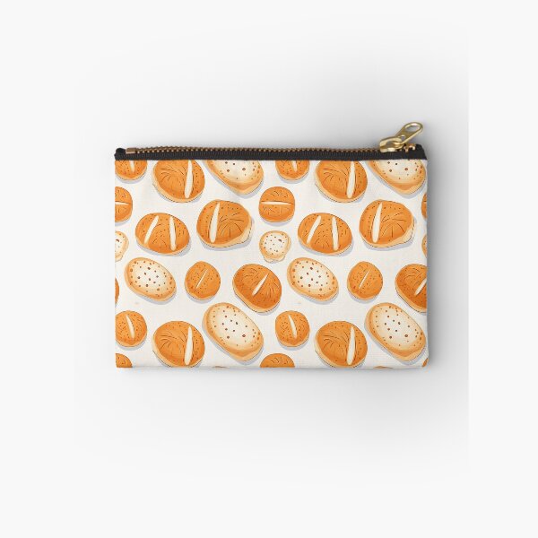 Item preview, Cool bread buns seamless pattern white background designed and sold by mliotard.