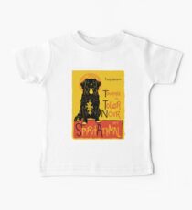 Funny Nova Scotia Duck Tolling Retriever Cute Dog Chat Noir Mashup Art Design Baby Tee