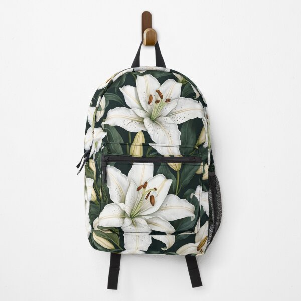 Item preview, White lily flowers designed and sold by Ciervo Primavera.