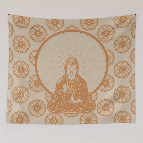 Item preview, Kuan Yin Sattva - Dove + Rust designed and sold by Irene Estelle.