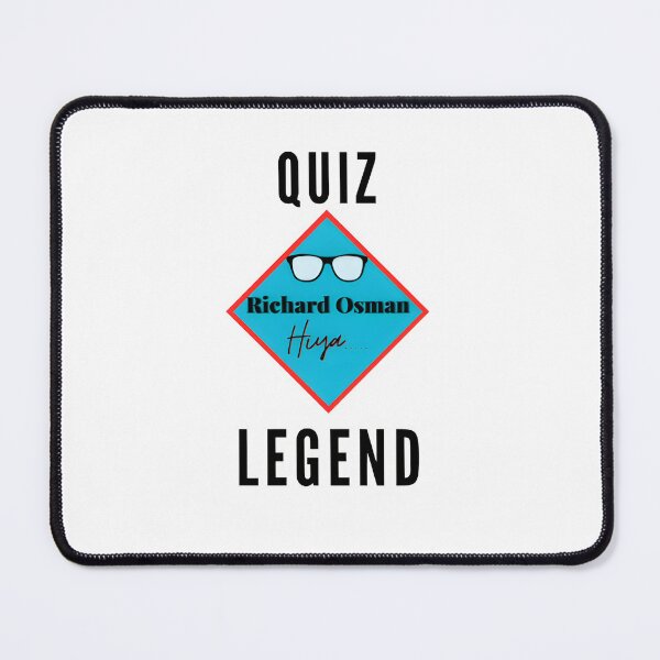 Item preview, QUIZ LEGEND, RICHARD OSMAN HIYA, T-SHIRT  designed and sold by Rizteeshop.