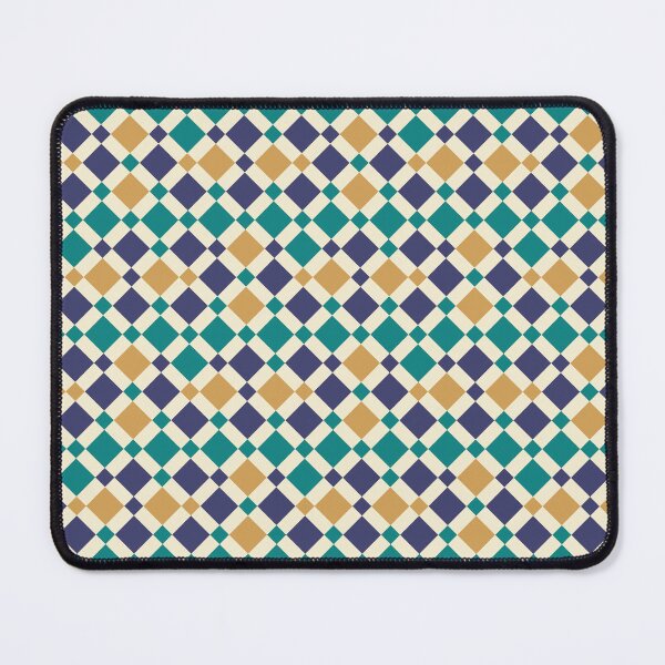 Item preview, Geometric Pattern in Blue, Yellow and Green designed and sold by Harmonish.