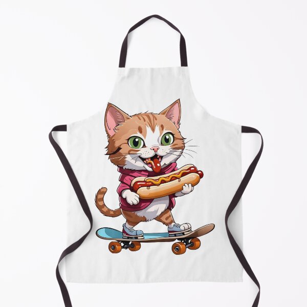 Item preview, Cat & Hotdog designed and sold by Feebleeona.