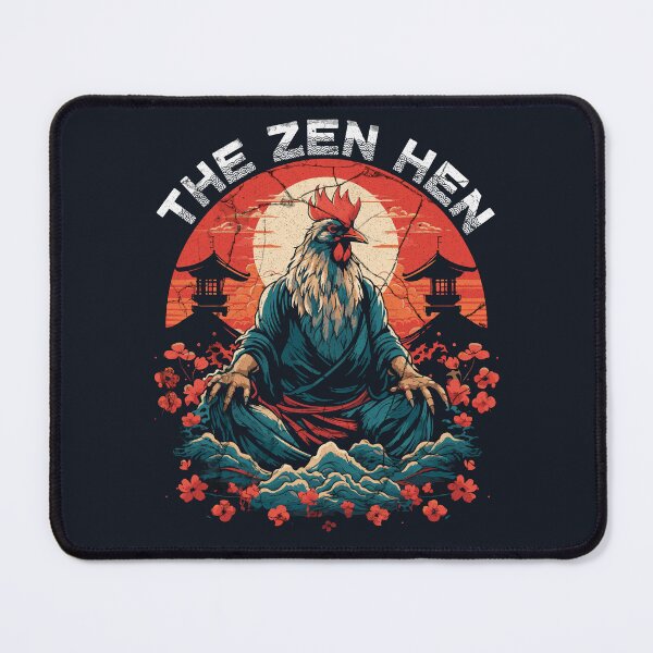 Item preview, The Zen Hen - A Peace of Chicken designed and sold by Sir Meow Meow.