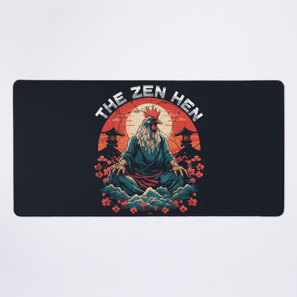 Item preview, The Zen Hen - A Peace of Chicken designed and sold by Sir Meow Meow.