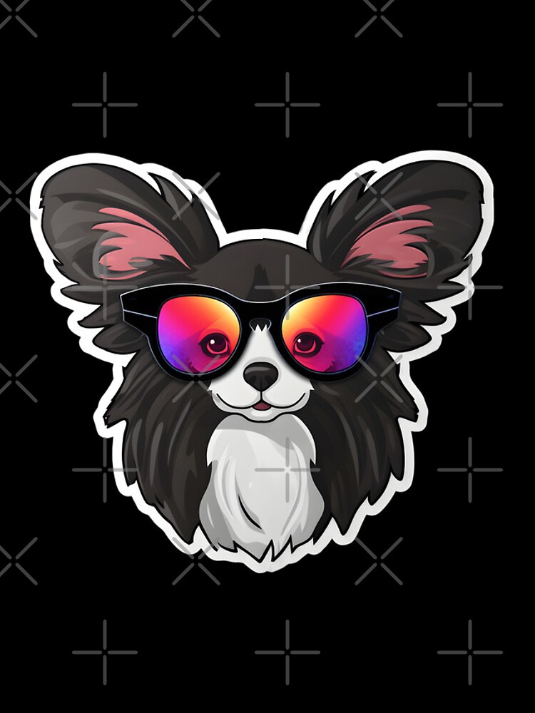 Thumbnail 4 of 4, iPhone Case, Silly Glasses Papillon designed and sold by CUTEDOGGIEZ.