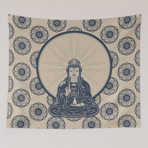Item preview, Kuan Yin Sattva - Dove + Dusk designed and sold by Irene Estelle.