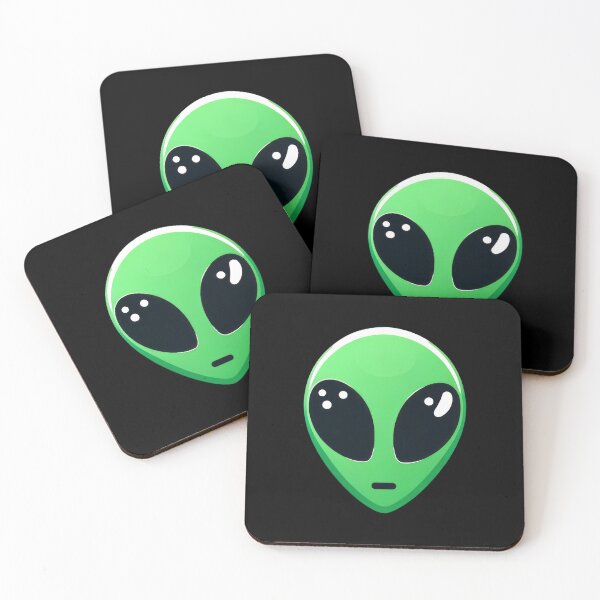Item preview, Cartoon Green Alien Face designed and sold by psychcyberpunk.