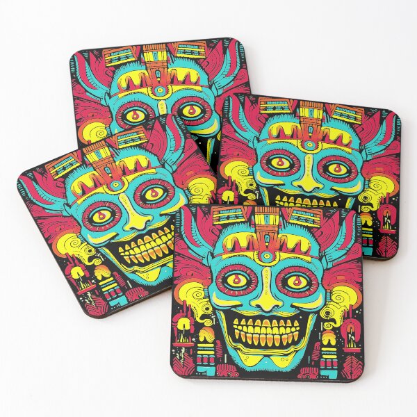Item preview, Geometric Aztec Portrait designed and sold by Squaggle.