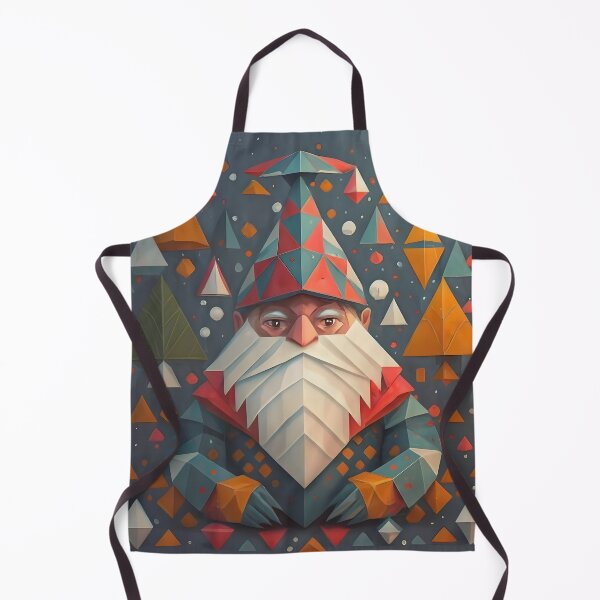 Item preview, Abstract Winter Geometric Gnome designed and sold by DragonRealms.