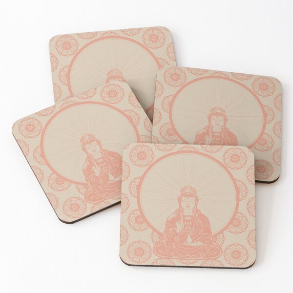 Item preview, Kuan Yin Sattva - Dove + Coral designed and sold by Irene Estelle.