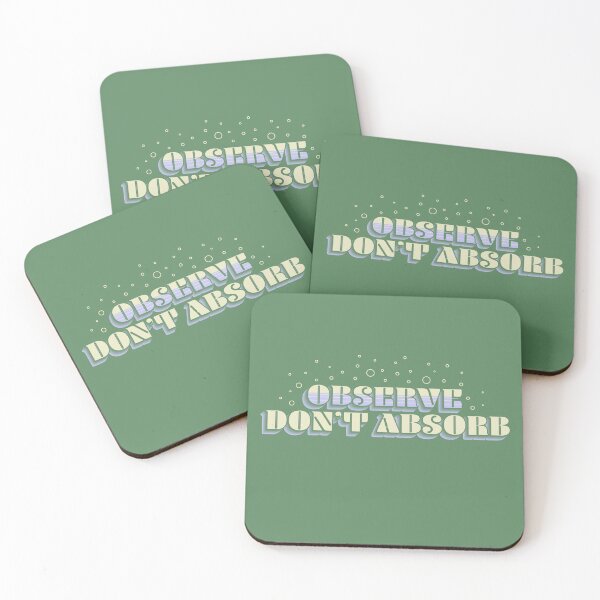 Item preview, Observe, Don't Absorb - Dark Version designed and sold by Kristin Patoni.