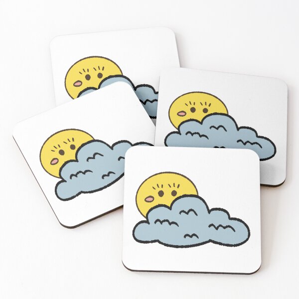 Item preview, Cute Cartoon Sun and Cloud  designed and sold by haRexia.