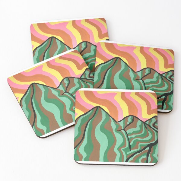 Item preview, Groovy Mountain Painting designed and sold by Craftonmegan.