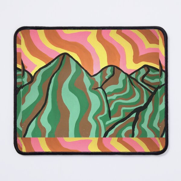 Item preview, Groovy Mountain Painting designed and sold by Craftonmegan.