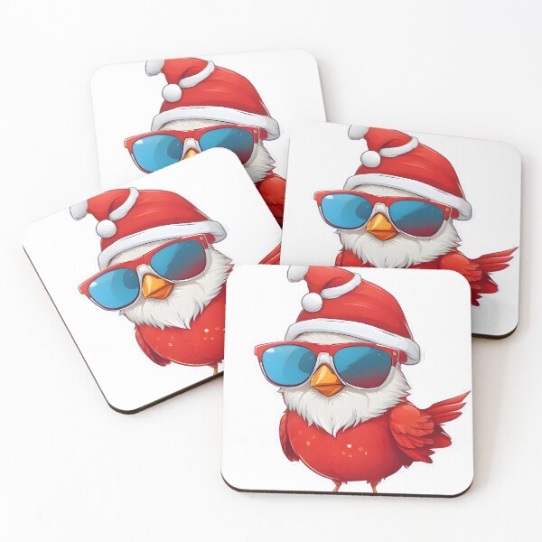 Item preview, Northern Cardinal Santa designed and sold by HOMETOWN86.