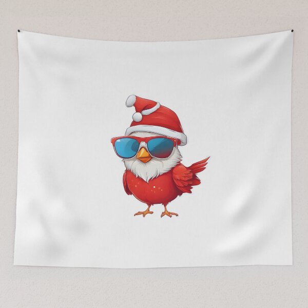 Item preview, Northern Cardinal Santa designed and sold by HOMETOWN86.