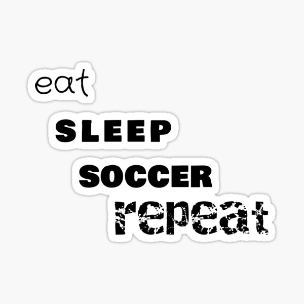 Item preview, eat sleep soccer repeat designed and sold by falconaro.