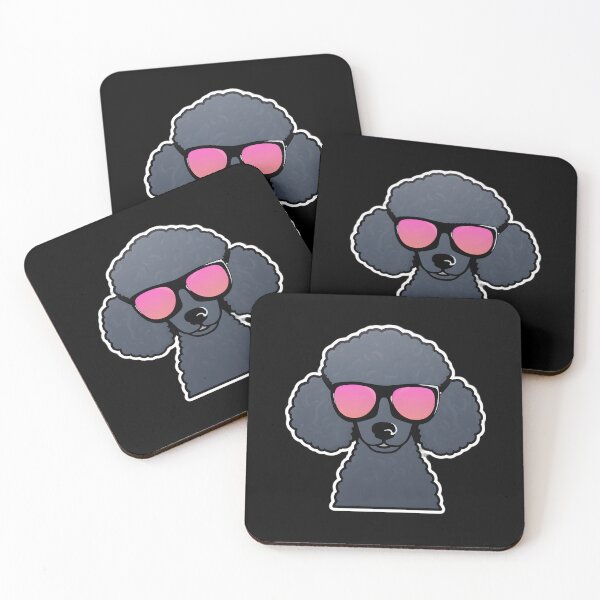 Item preview, Poodle in Cool Sunglasses designed and sold by CUTEDOGGIEZ.